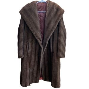 Vintage Aldenaire Women’s Faux Fur Coat medium